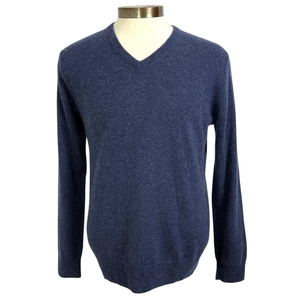 J.Crew 100% Cashmere Navy V-Neck Sweater M
Classic luxury preppy